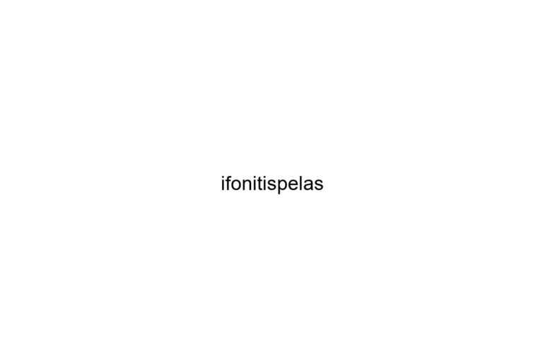 ifonitispelas