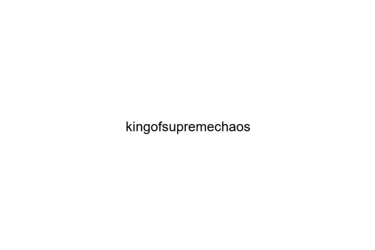 kingofsupremechaos 1