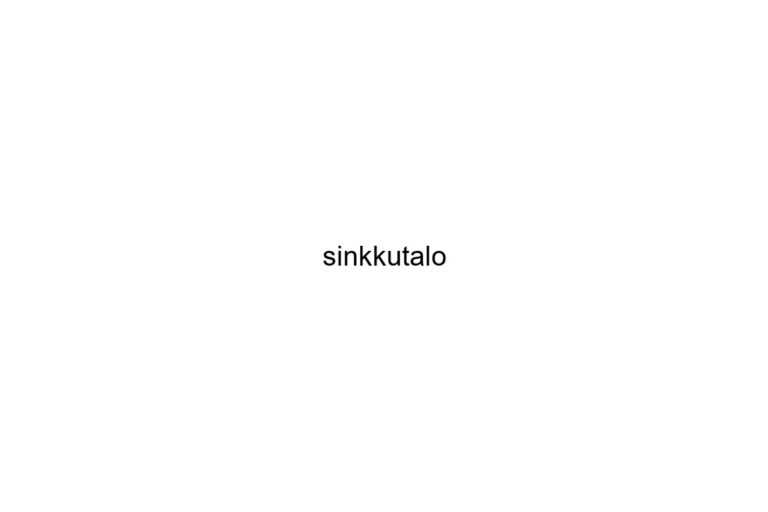 sinkkutalo