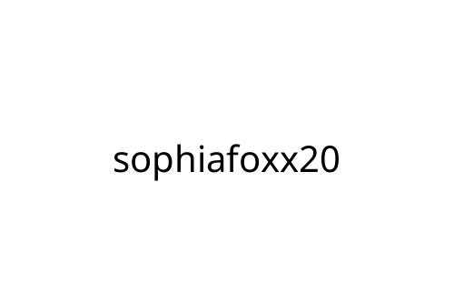 sophiafoxx20