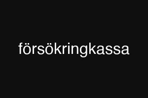 försökringkassa