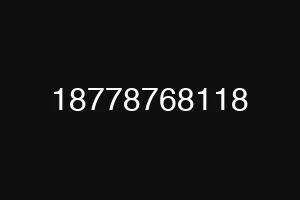 18778768118